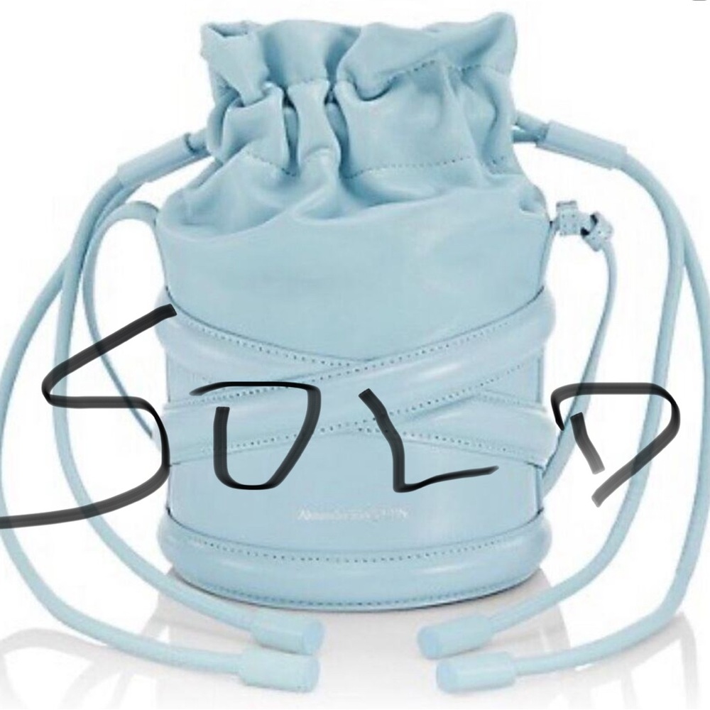 Alexander McQueen Soft Curve Bucket Bag- Gorgeous Color- Brand New!
